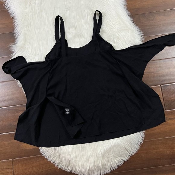 Helmut Lang Women's Size XS  Black Back Tie Jacquard Twill‎ Tank Top - Picture 10 of 12